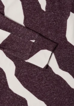 Cecil Shirts*Kuscheliges Shirt mit Muster eggplant red melange