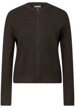 Street One Pullover & Sweatshirts*Kuschliger Cardigan darkest brown