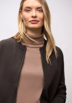 Street One Pullover & Sweatshirts*Kuschliger Cardigan darkest brown