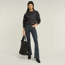 G-star Raw Pullover & Sweatshirts*Lace aop loose r sw wmn dk black lace wave