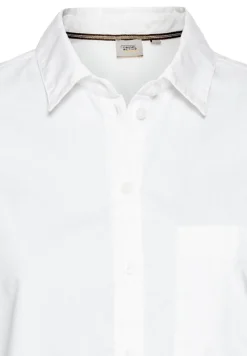 Camel Active Blusen*Langarm Bluse aus reiner Baumwolle milk white