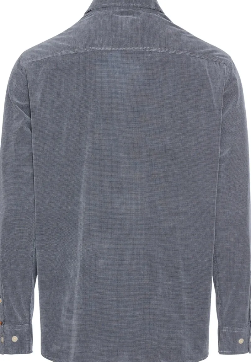 Camel Active Hemden|Big Boys*Langarm Hemd in Regular Fit aus Cord denim blue