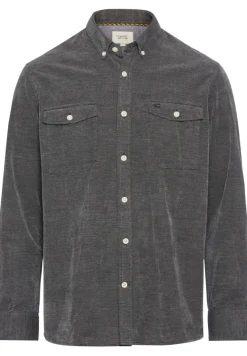 Camel Active Hemden|Big Boys*Langarm Hemd in Regular Fit aus Cord Asphalt