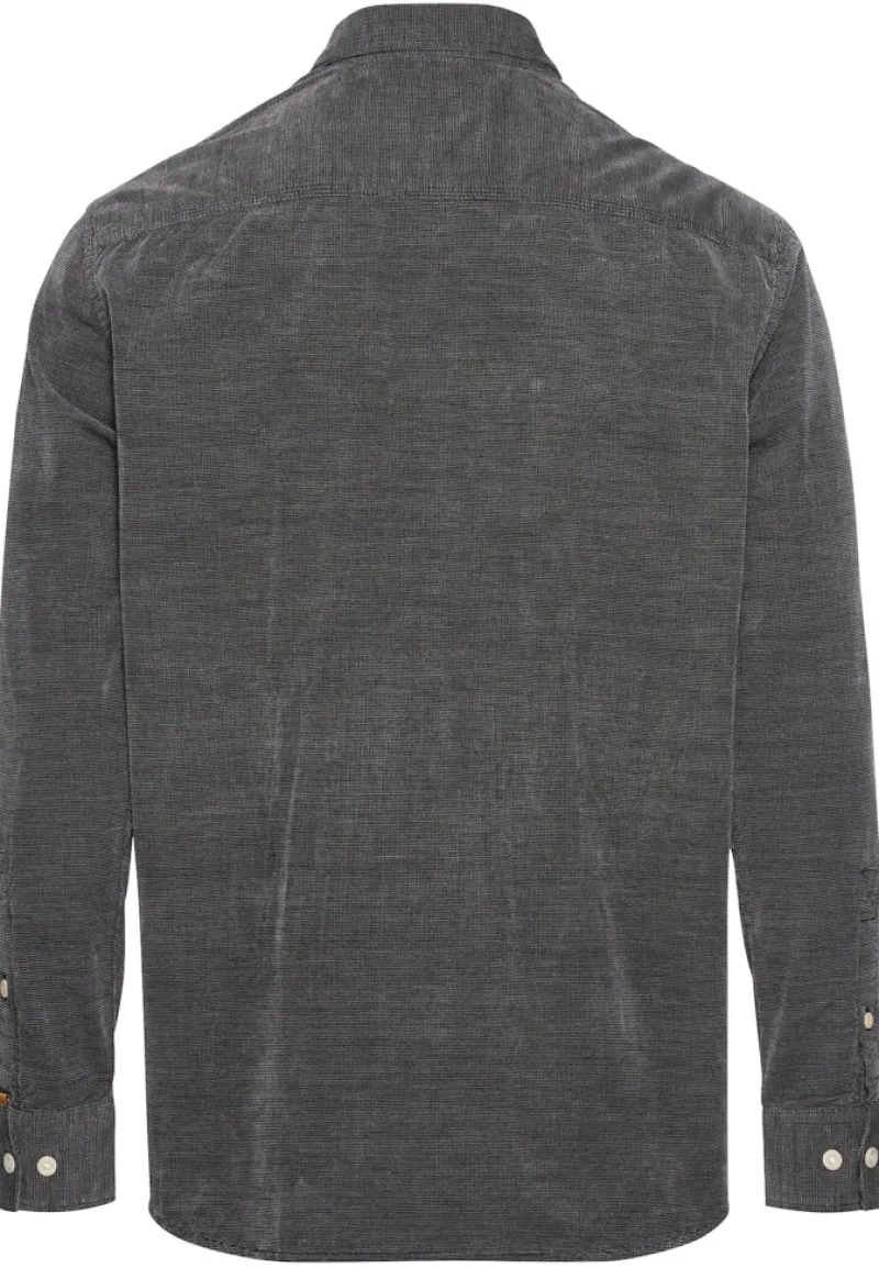 Camel Active Hemden|Big Boys*Langarm Hemd in Regular Fit aus Cord Asphalt