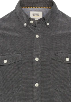 Camel Active Hemden|Big Boys*Langarm Hemd in Regular Fit aus Cord Asphalt