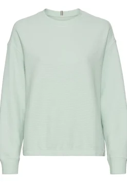 Camel Active Pullover & Sweatshirts*Langarm Sweatshirt aus reiner Baumwolle light peppermint