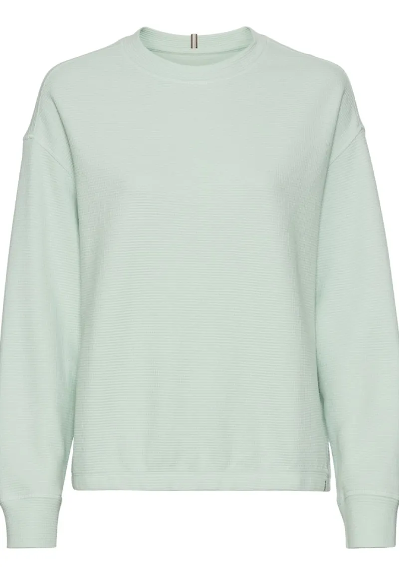 Camel Active Pullover & Sweatshirts*Langarm Sweatshirt aus reiner Baumwolle light peppermint