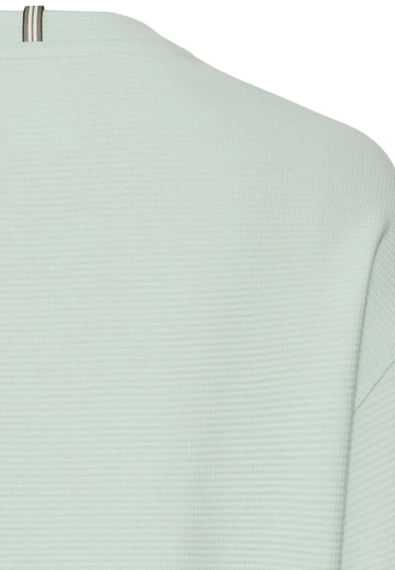 Camel Active Pullover & Sweatshirts*Langarm Sweatshirt aus reiner Baumwolle light peppermint