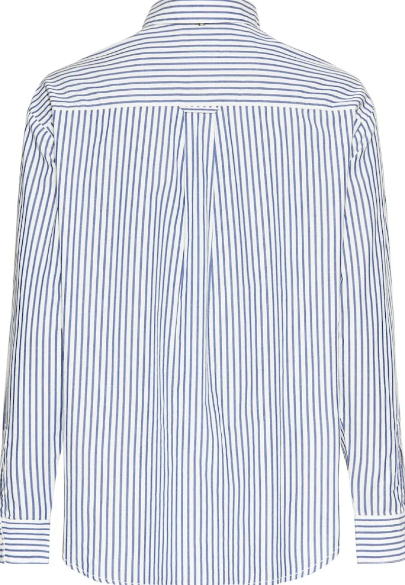 Camel Active Blusen*Langarmbluse mit Knopfleiste stripes