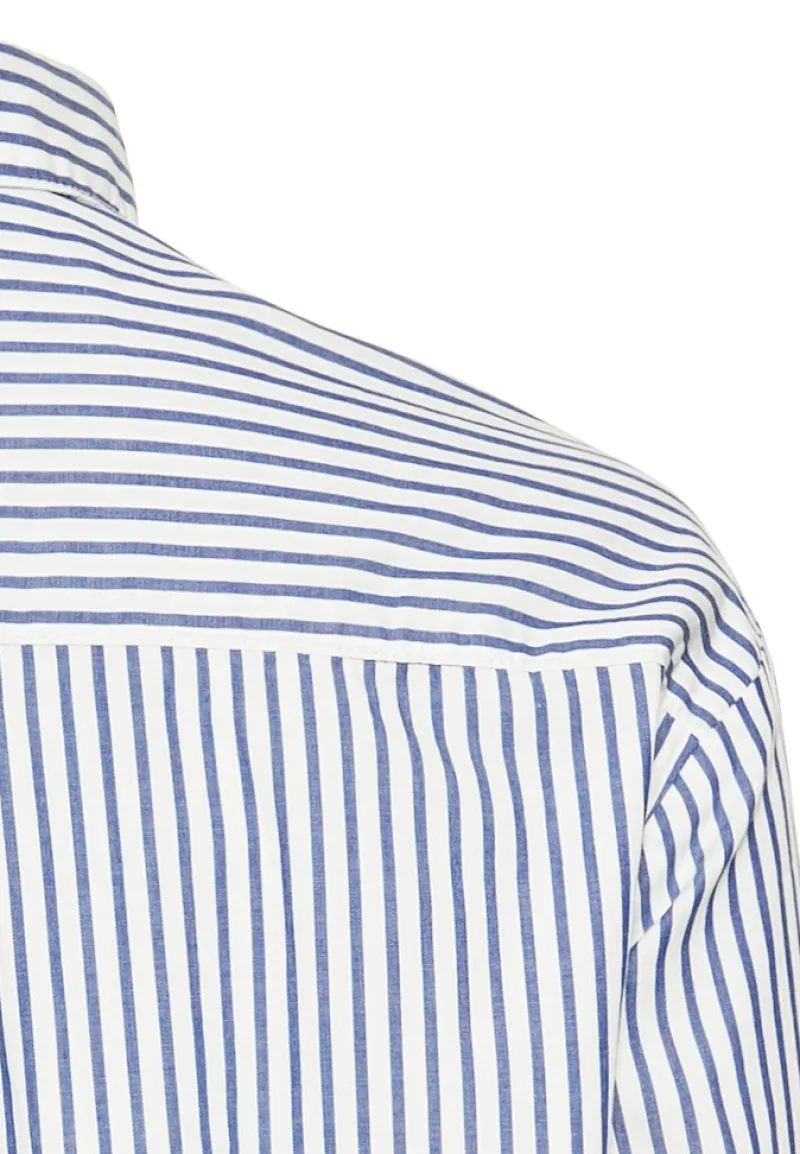 Camel Active Blusen*Langarmbluse mit Knopfleiste stripes