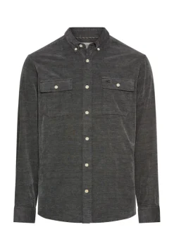 Camel Active Hemden|Big Boys*Langarmhemd mit aufgesetzten Taschen Asphalt