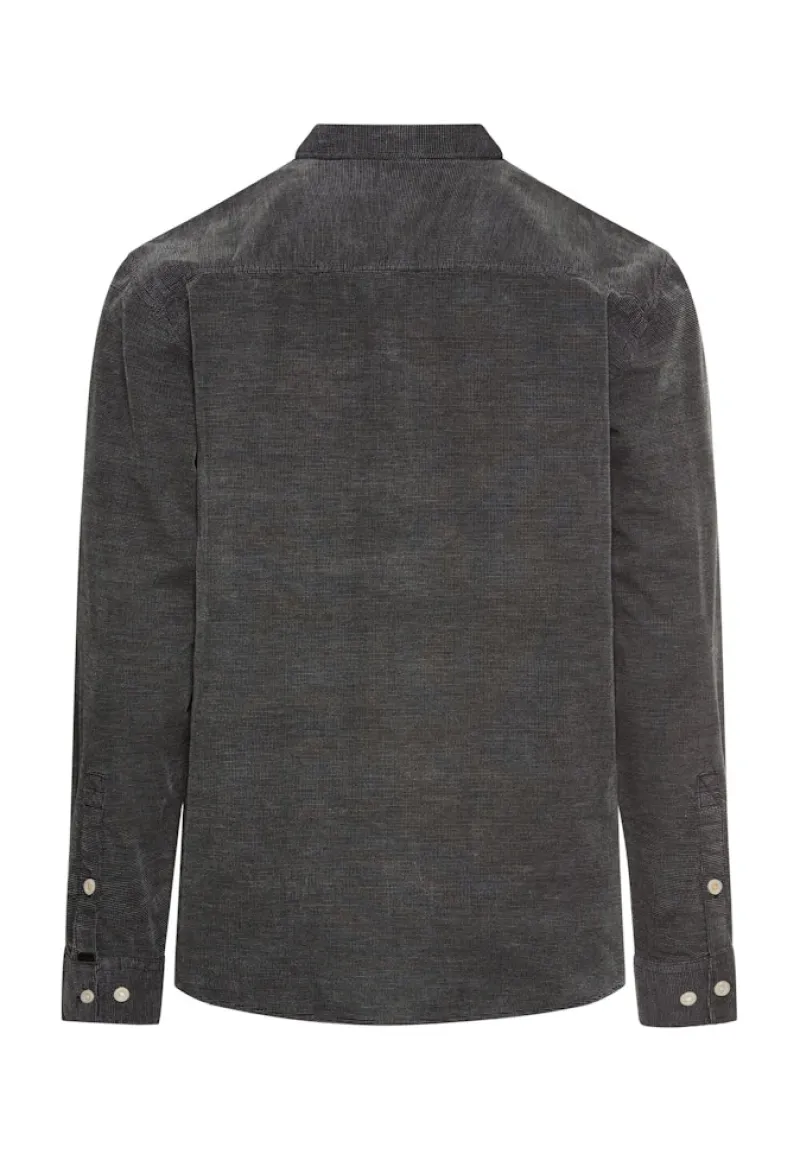 Camel Active Hemden|Big Boys*Langarmhemd mit aufgesetzten Taschen Asphalt