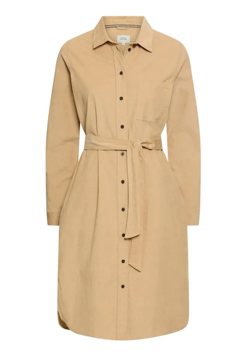 Camel Active Kleider*Langarmkleid mit Taillengürtel caramel