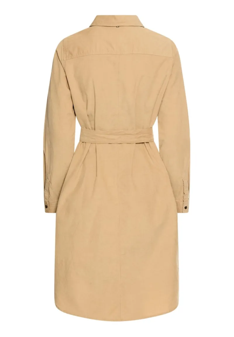 Camel Active Kleider*Langarmkleid mit Taillengürtel caramel