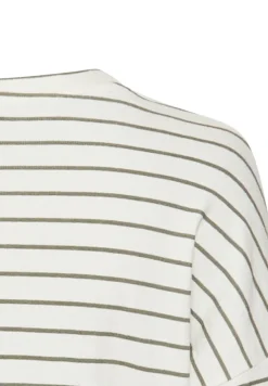 Camel Active Shirts*Langarmshirt aus reiner Baumwolle milk white- shadow k