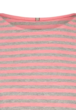 Camel Active Shirts*Langarmshirt aus reiner Baumwolle grey melange stripes