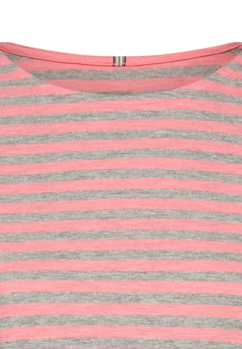 Camel Active Shirts*Langarmshirt aus reiner Baumwolle grey melange stripes