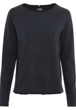 Camel Active Shirts*Langarmshirt aus reiner Baumwolle Dark Navy