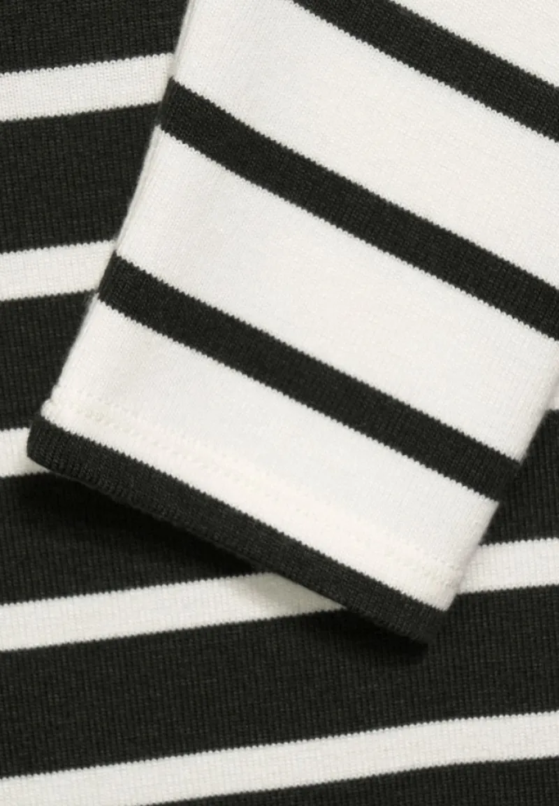Street One Shirts*Langarmshirt im Streifenmix off white