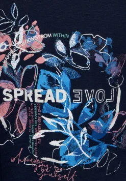 Cecil Shirts*Langarmshirt mit Fotoprint deep blue