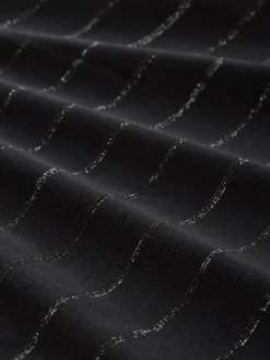 Tom Tailor Shirts*Langarmshirt mit Glitzer-Streifenmuster black stripe with lurex