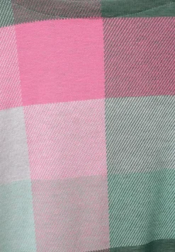 Street One Shirts*Langarmshirt mit Karomuster dark clary mint