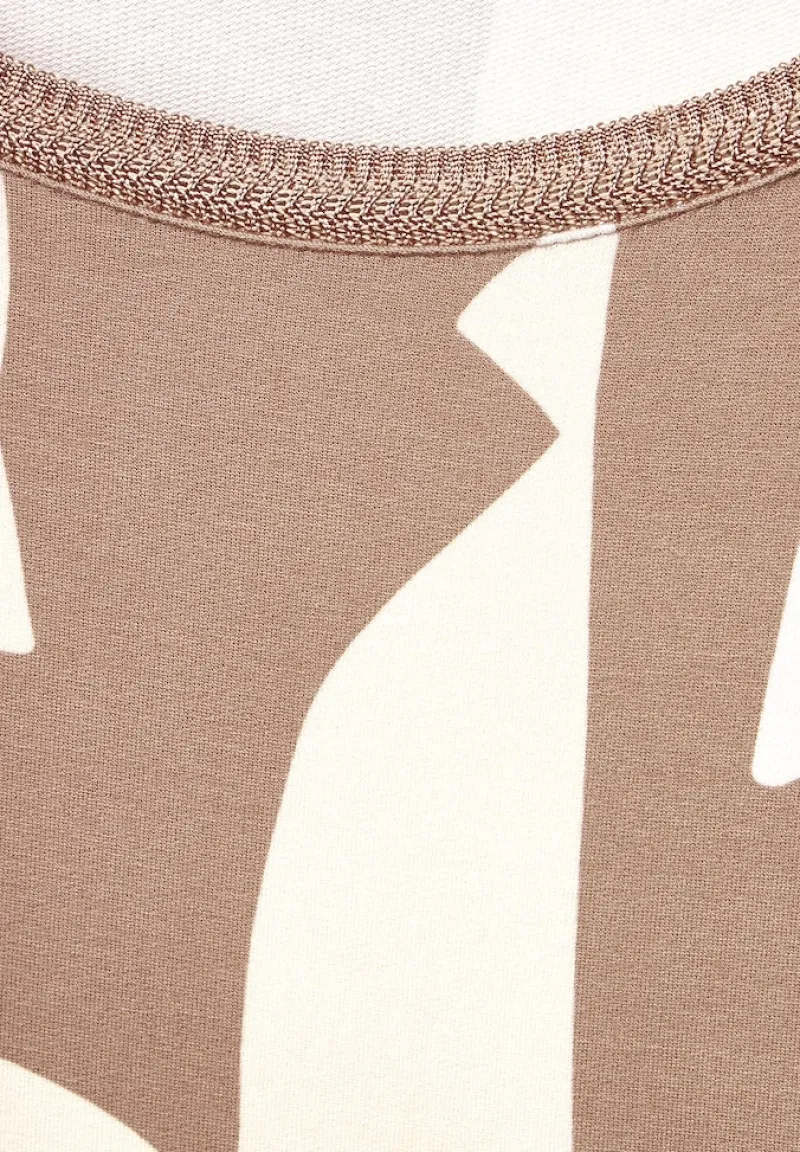 Street One Shirts*Langarmshirt mit Print buff sand