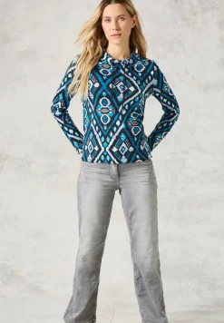 Cecil Shirts*Langarmshirt mit Print deep charcoal grey