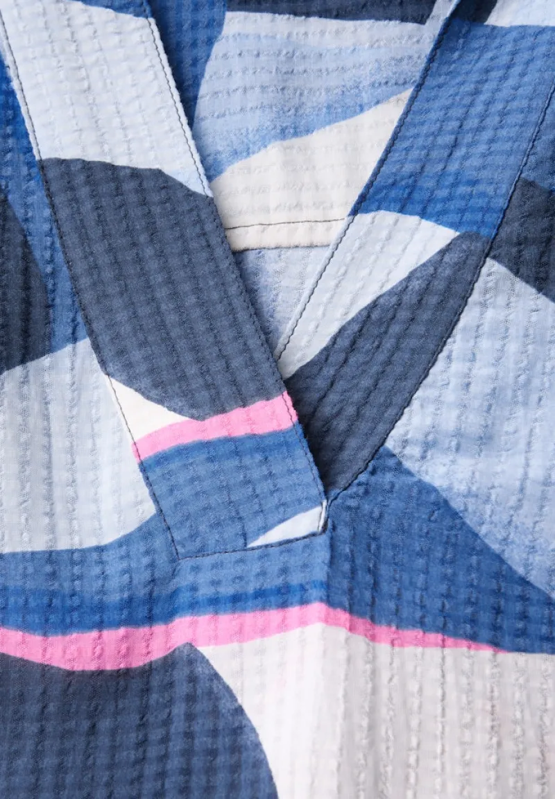 Cecil Blusen*Lange Hemdbluse mit Print urban navy blue