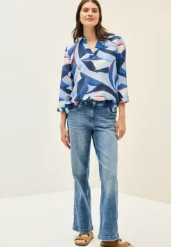 Cecil Blusen*Lange Hemdbluse mit Print urban navy blue
