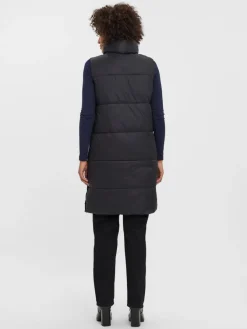 Vero Moda Westen*lange Steppweste Black