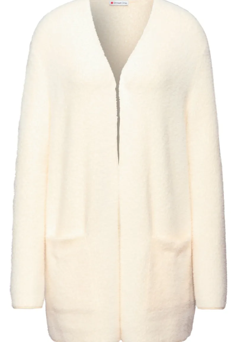Street One Pullover & Sweatshirts*Langer Federgarn Cardigan soft beige