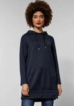 Street One Pullover & Sweatshirts*Langer Jersey Sweatpullover dark vintage blue