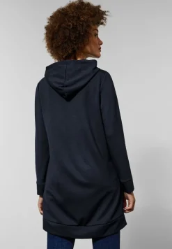 Street One Pullover & Sweatshirts*Langer Jersey Sweatpullover dark vintage blue