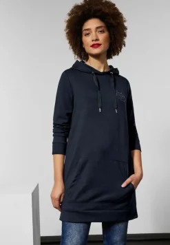 Street One Pullover & Sweatshirts*Langer Jersey Sweatpullover dark vintage blue