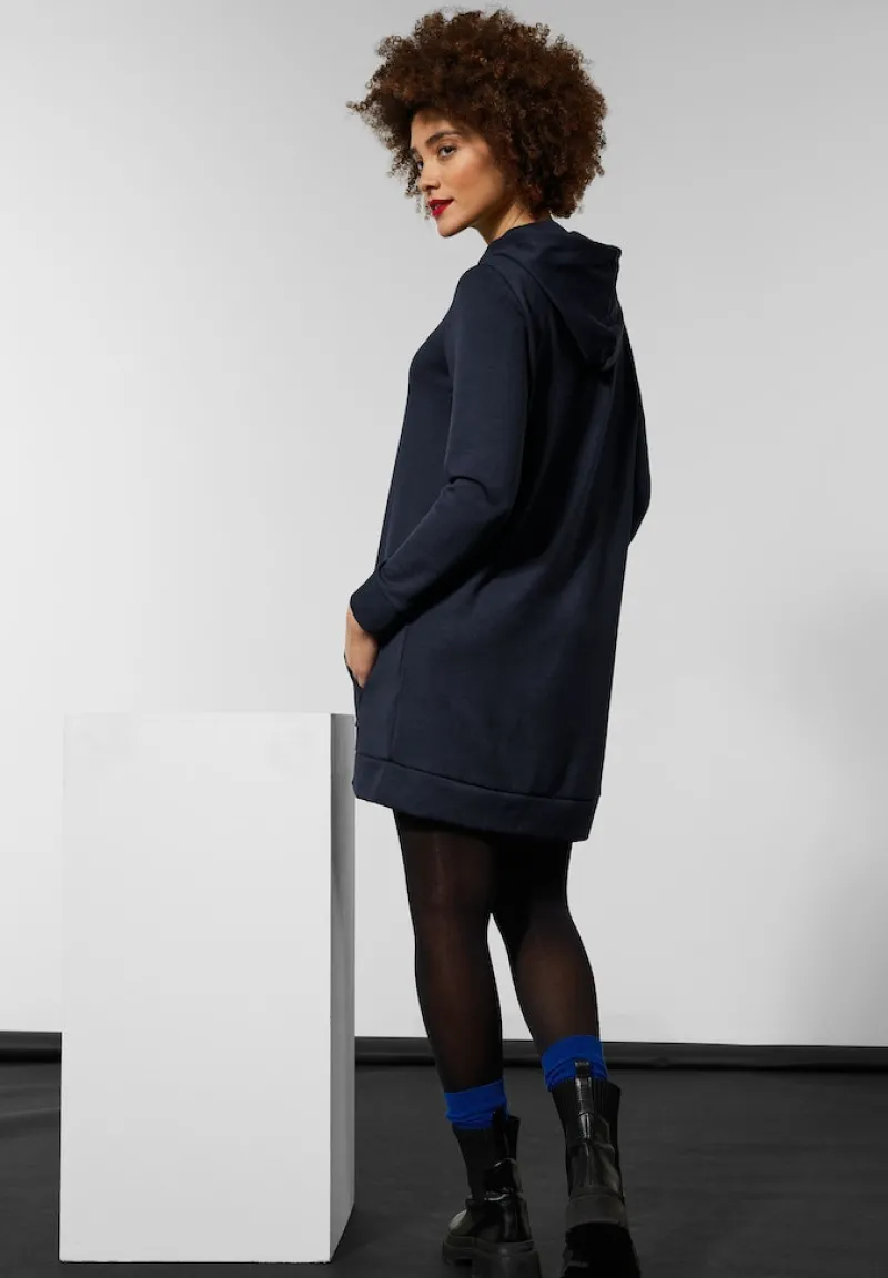 Street One Pullover & Sweatshirts*Langer Jersey Sweatpullover dark vintage blue