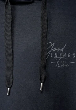 Street One Pullover & Sweatshirts*Langer Jersey Sweatpullover dark vintage blue