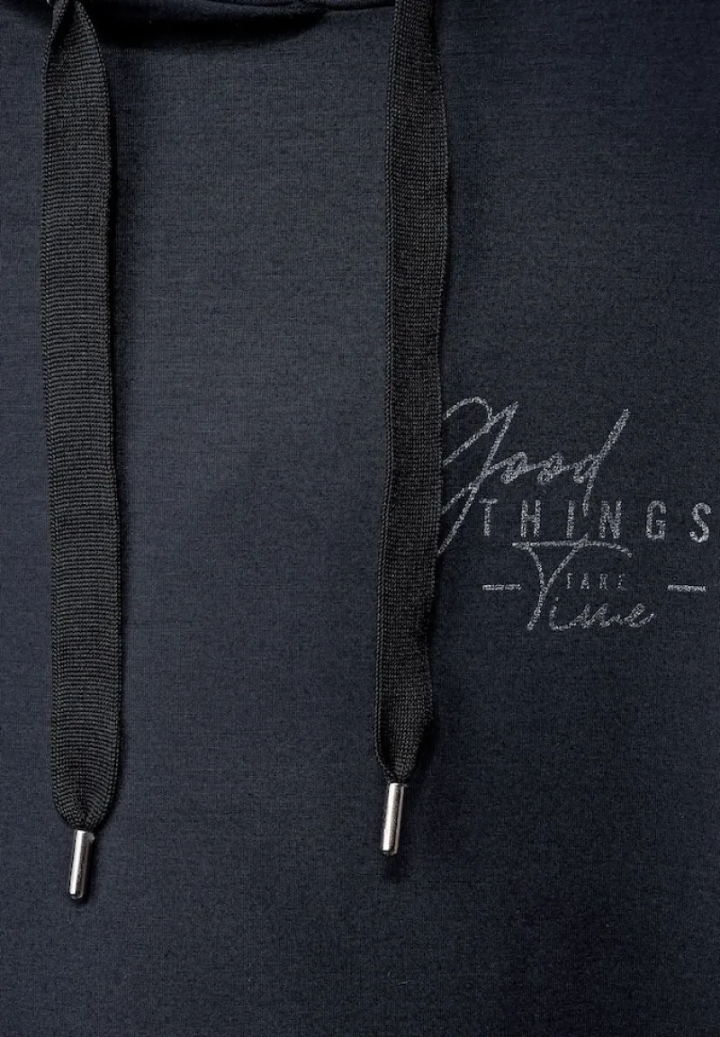 Street One Pullover & Sweatshirts*Langer Jersey Sweatpullover dark vintage blue