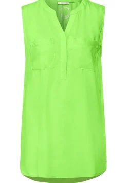 Street One Shirts*Langes Blusentop in Unifarbe peppy green