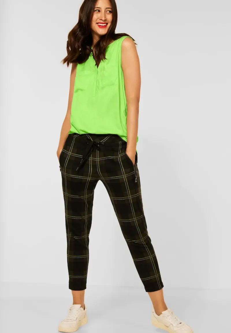 Street One Shirts*Langes Blusentop in Unifarbe peppy green