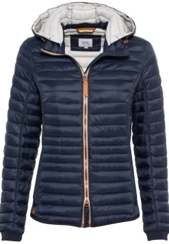 Camel Active Jacken*Leicht wattierte Steppjacke aus recyeltem Polyamid navy