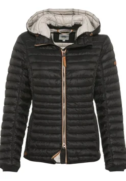 Camel Active Jacken*Leicht wattierte Steppjacke aus recyeltem Polyamid Black
