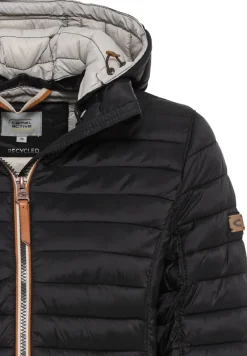 Camel Active Jacken*Leicht wattierte Steppjacke aus recyeltem Polyamid Black