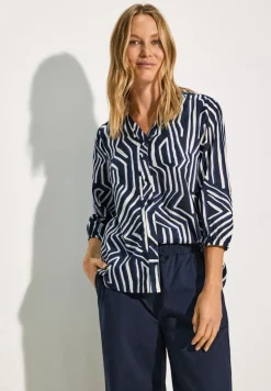 Cecil Blusen*Leichte Baumwollbluse universal blue