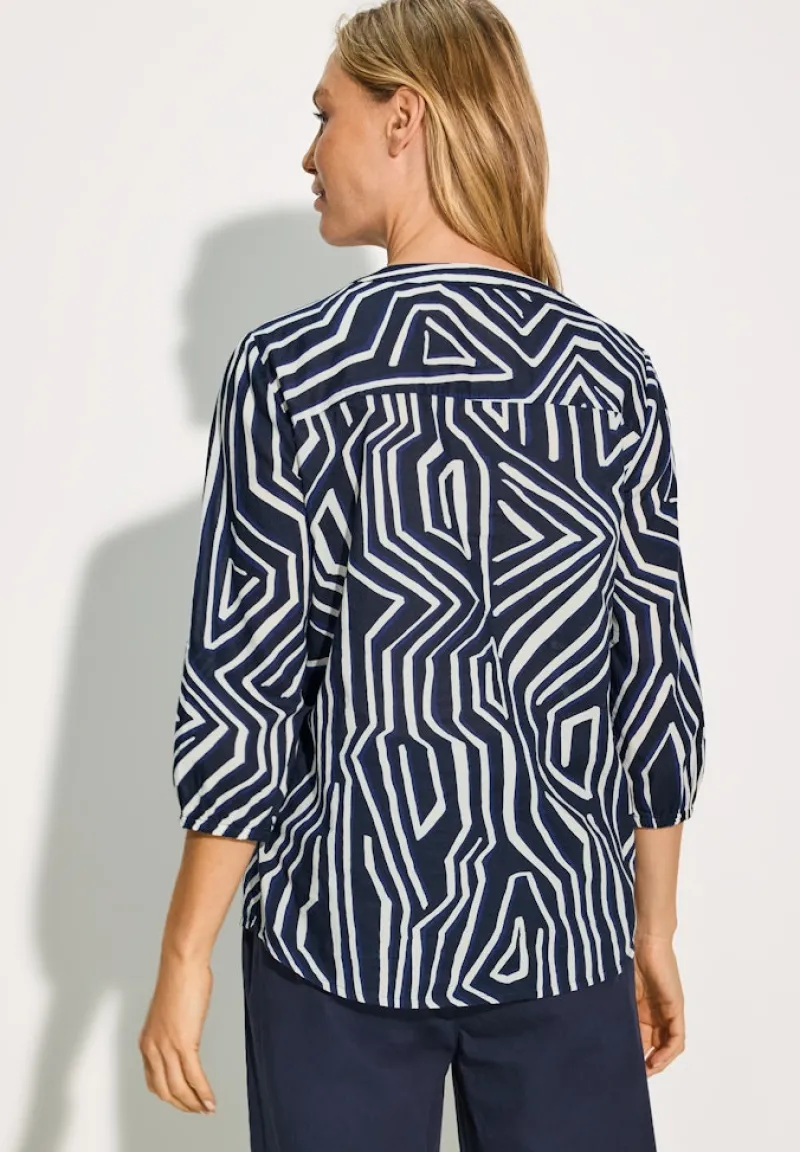 Cecil Blusen*Leichte Baumwollbluse universal blue