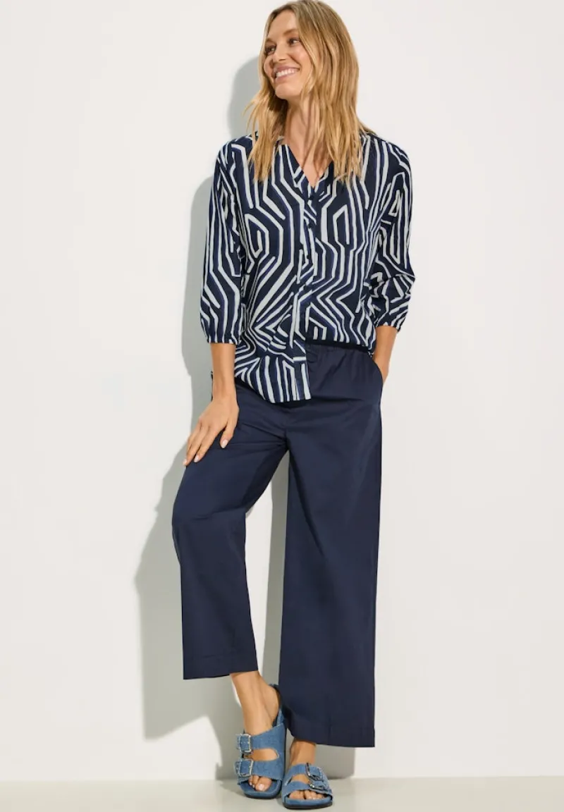 Cecil Blusen*Leichte Baumwollbluse universal blue