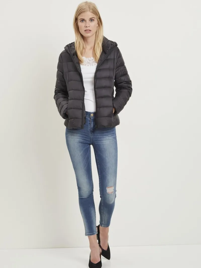 Vila Jacken*Leichte Daunenjacke Black