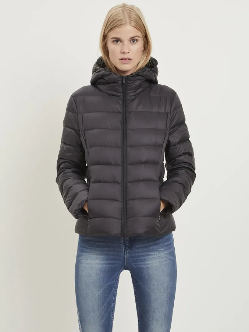 Vila Jacken*Leichte Daunenjacke Black
