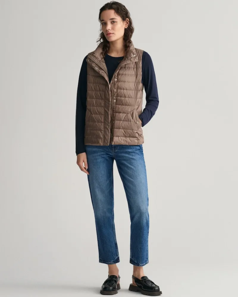 Gant Westen*Leichte Daunenweste desert brown