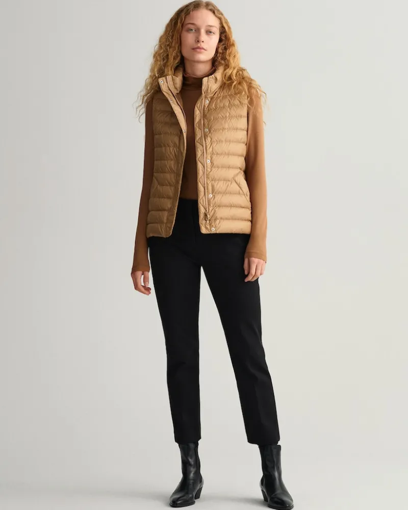 Gant Westen*Leichte Daunenweste warm khaki